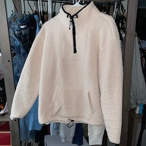 PINK Victoria’s Secret Sherpa pullover size Small